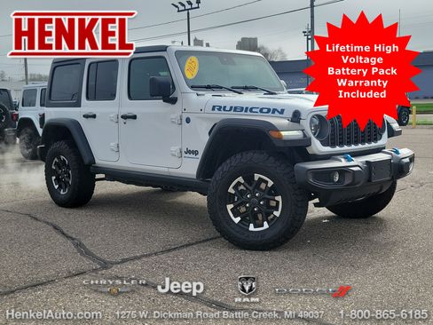 Used 2025 Jeep Wrangler Unlimited Rubicon 4xe w/ Safety Group AWD/4WD image 1