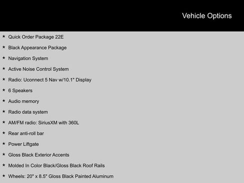 Used 2023 Jeep Grand Cherokee L Limited w/ Black Appearance Package AWD/4WD image 2