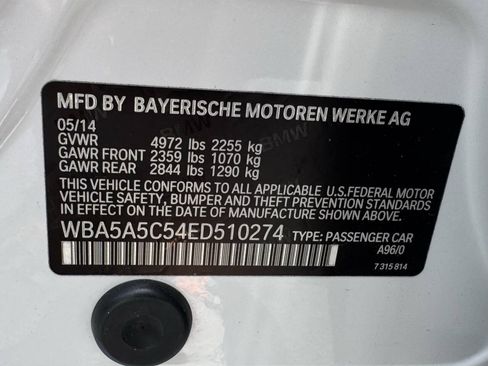 Used 2014 BMW 528i Sedan RWD image 18