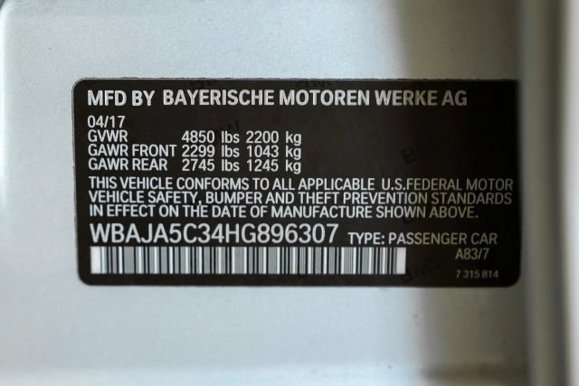 Used 2017 BMW 530i RWD image 57
