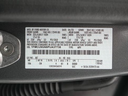 Certified 2023 Ford Escape Active w/ Tech Pack #2 AWD/4WD image 24