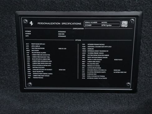 Certified 2025 Ferrari SF90 Spider AWD/4WD image 58