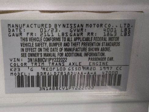 Used 2023 Nissan Sentra SV w/ All-Weather Package FWD image 33