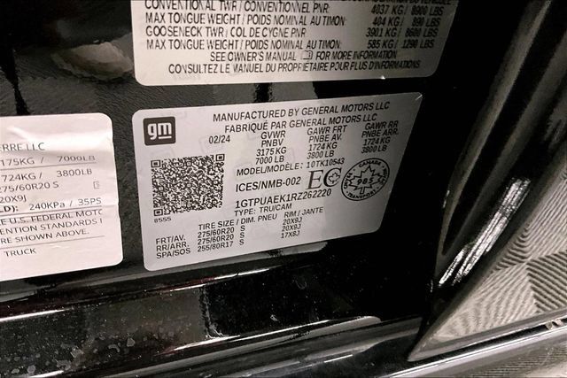 Used 2024 GMC Sierra 1500 Pro w/ Graphite Edition AWD/4WD image 37