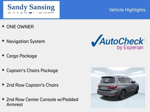 Used 2024 Nissan Armada Platinum w/ Captain's Chairs Package RWD image 7