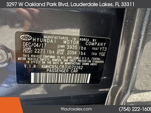 Used 2018 Hyundai Ioniq Blue FWD image 63