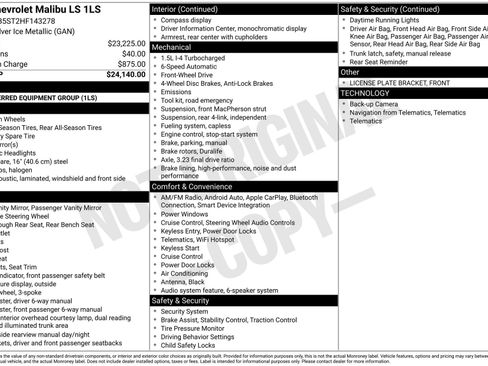 Used 2017 Chevrolet Malibu LS image 3