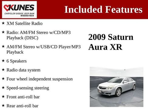Used 2009 Saturn Aura XR FWD image 3