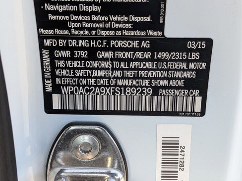 Certified 2015 Porsche 911 GT3 image 25