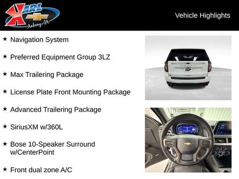 Certified 2024 Chevrolet Suburban High Country w/ Max Trailering Package AWD/4WD image 2