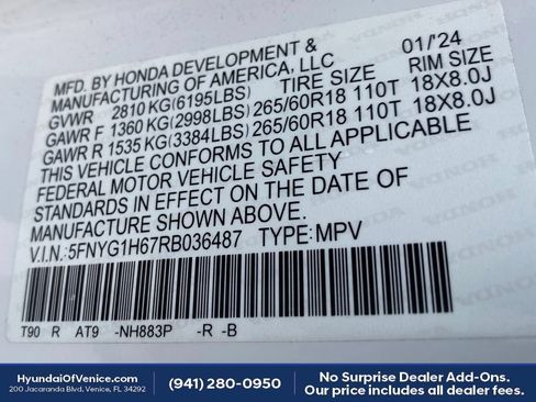 Used 2024 Honda Pilot TrailSport image 22