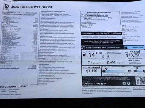 New 2026 Rolls-Royce Ghost image 12