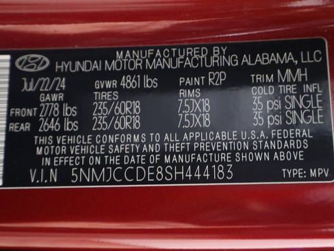 Used 2025 Hyundai Tucson SEL AWD/4WD image 55