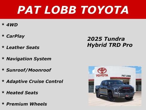 Used 2025 Toyota Tundra TRD Pro w/ TRD Performance Package (GST) image 41