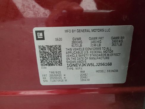 Used 2020 Chevrolet Traverse RS w/ LPO, Cargo Package AWD/4WD image 33