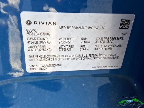 Used 2022 Rivian R1T Adventure image 21