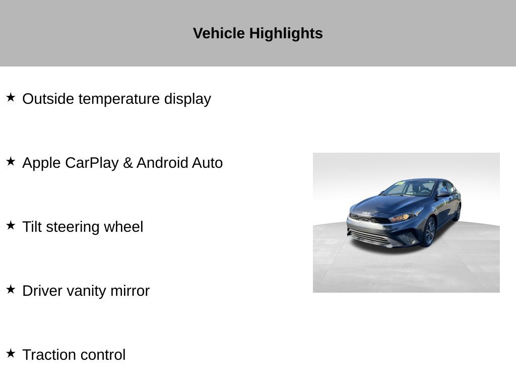 Certified 2022 Kia Forte LXS FWD image 46