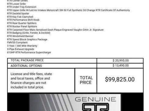 Used 2025 Ford Mustang GT Premium w/ GT Performance Package RWD image 2