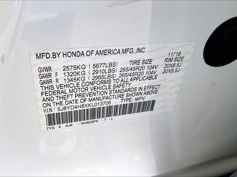 Used 2019 Acura MDX SH-AWD w/ Advance Package image 44