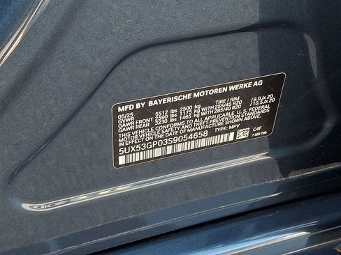 Certified 2025 BMW X3 xDrive30i w/ M Sport Package image 26