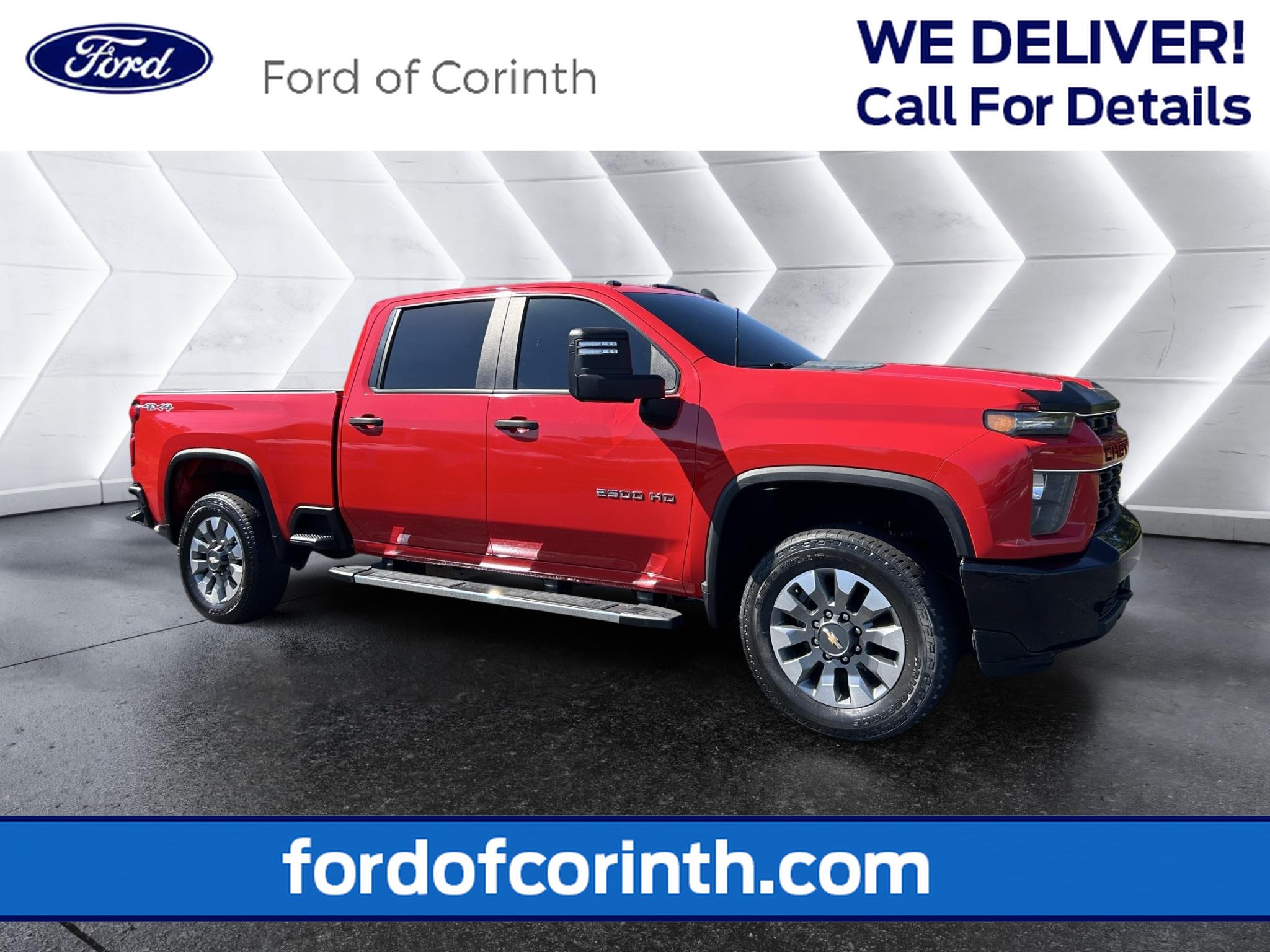 Used 2022 Chevrolet Silverado 2500 Custom w/ Custom Value Package AWD/4WD image 1
