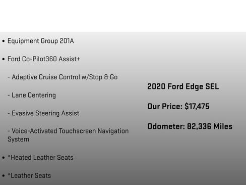 Used 2020 Ford Edge SEL AWD/4WD image 6