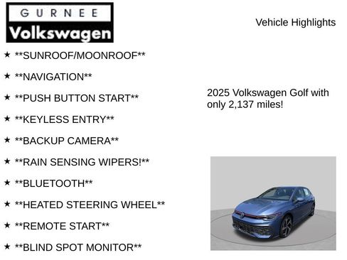 Used 2025 Volkswagen GTI SE FWD image 7