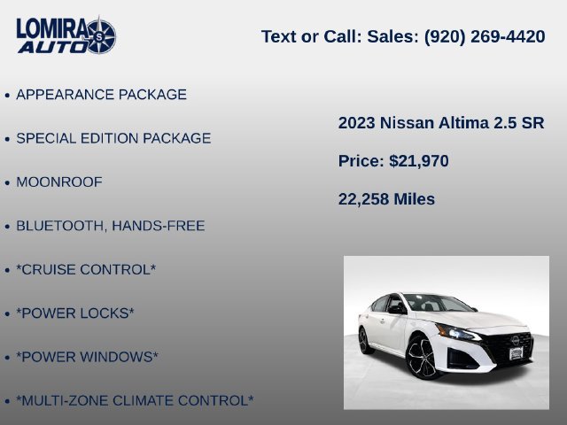 Used 2023 Nissan Altima 2.5 SR AWD/4WD image 14