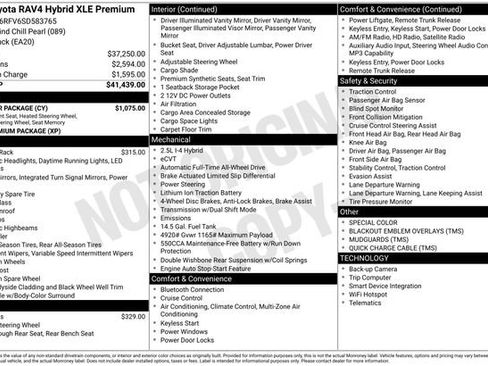 Certified 2025 Toyota RAV4 XLE Premium w/ Weather Package AWD/4WD image 28