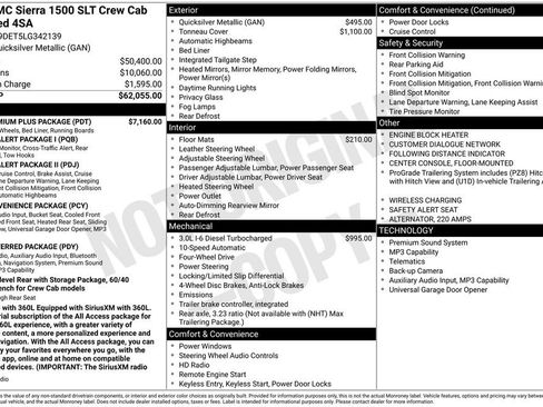 Used 2020 GMC Sierra 1500 SLT w/ SLT Premium Plus Package AWD/4WD image 6