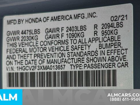 Used 2021 Honda Accord Sport image 56