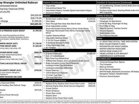 Used 2021 Jeep Wrangler Unlimited Rubicon image 40