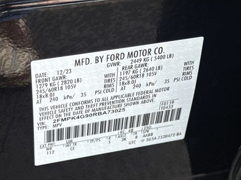 Used 2024 Ford Edge SE AWD/4WD image 28