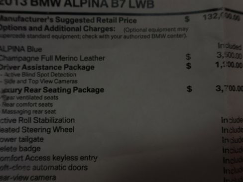 Used 2013 BMW ALPINA B7 LWB image 27