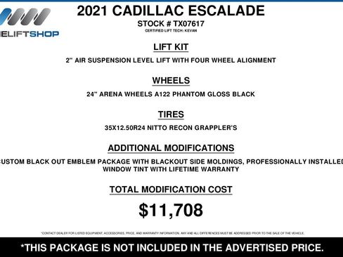 Used 2021 Cadillac Escalade ESV Sport w/ Driver Assist Tech Package image 2