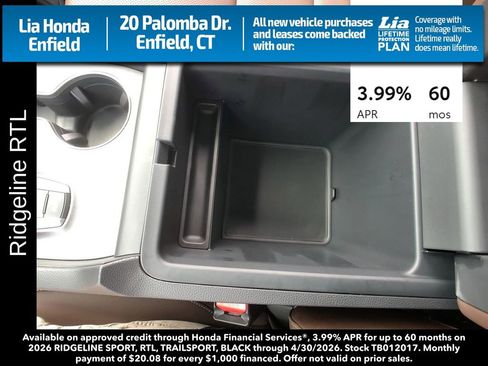 New 2026 Honda Ridgeline RTL image 22