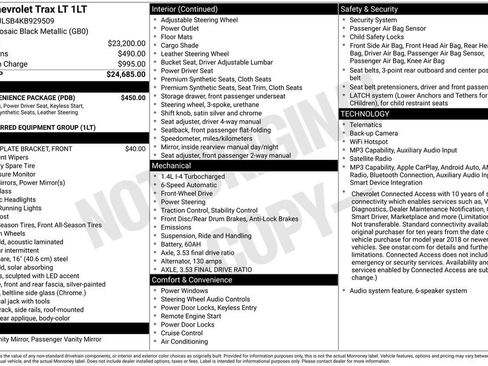 Used 2019 Chevrolet Trax LT w/ LT Convenience Package FWD image 15