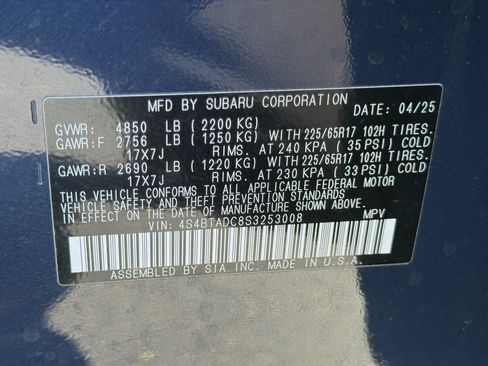 Used 2025 Subaru Outback Premium AWD/4WD image 27