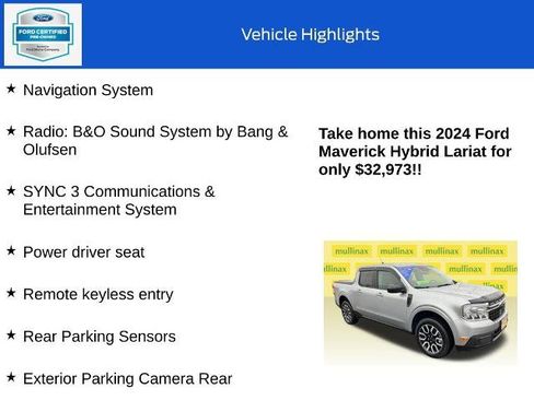 Certified 2024 Ford Maverick Lariat image 18