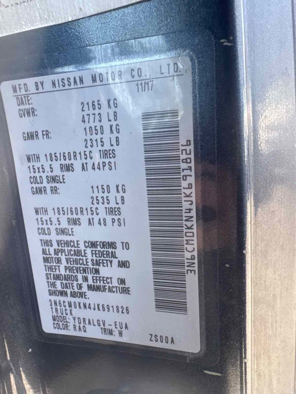 Used 2018 Nissan NV200 SV FWD image 14