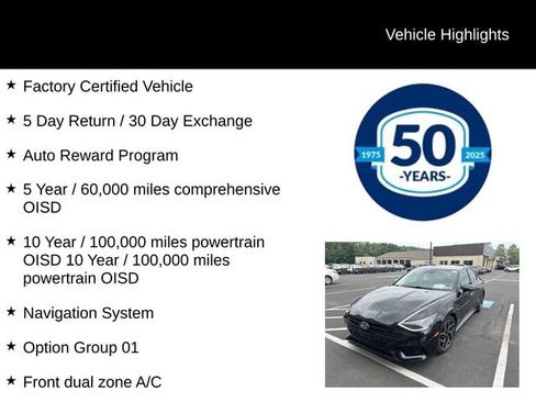 Certified 2023 Hyundai Sonata N Line FWD image 5