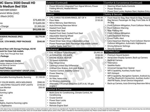 Used 2024 GMC Sierra 3500 Denali w/ Denali Reserve Package AWD/4WD image 1
