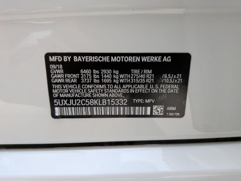 Used 2019 BMW X5 xDrive50i w/ M Sport Package image 37