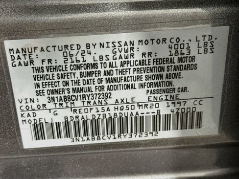 Used 2024 Nissan Sentra SV w/ All-Weather Package FWD image 16