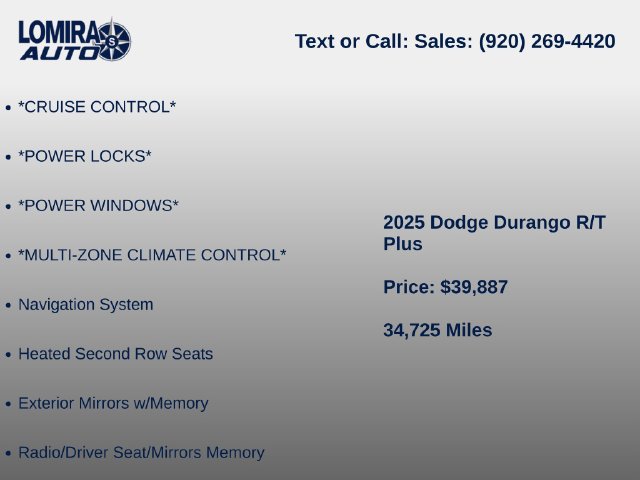 Used 2025 Dodge Durango R/T AWD/4WD image 10