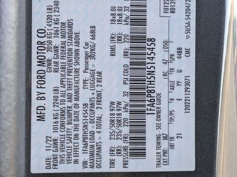 Used 2022 Ford Mustang Coupe w/ Equipment Group 101A image 32