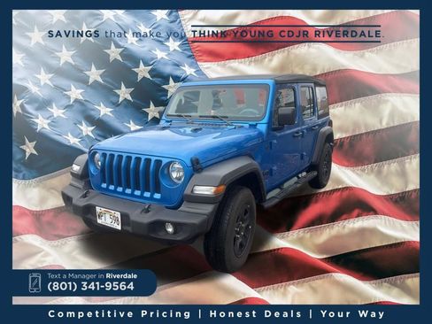 Used 2022 Jeep Wrangler Unlimited Sport image 1