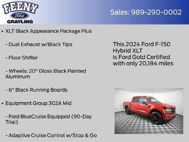 Certified 2024 Ford F150 XLT w/ Equipment Group 302A MID AWD/4WD image 14