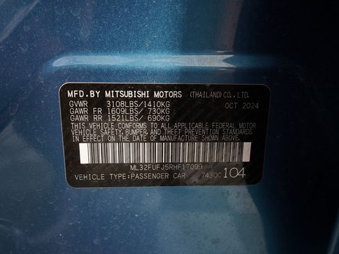 Used 2024 Mitsubishi Mirage G4 ES image 21
