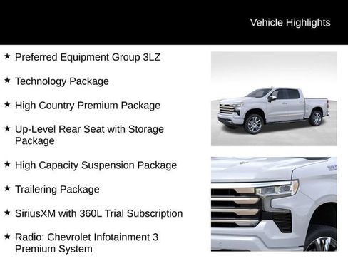New 2026 Chevrolet Silverado 1500 High Country w/ High Country Premium Package AWD/4WD image 27
